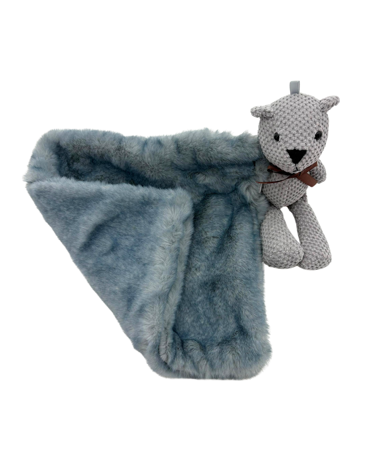 Tiny Cuddlez Plush Velour Teddy Blankie - Tc2422