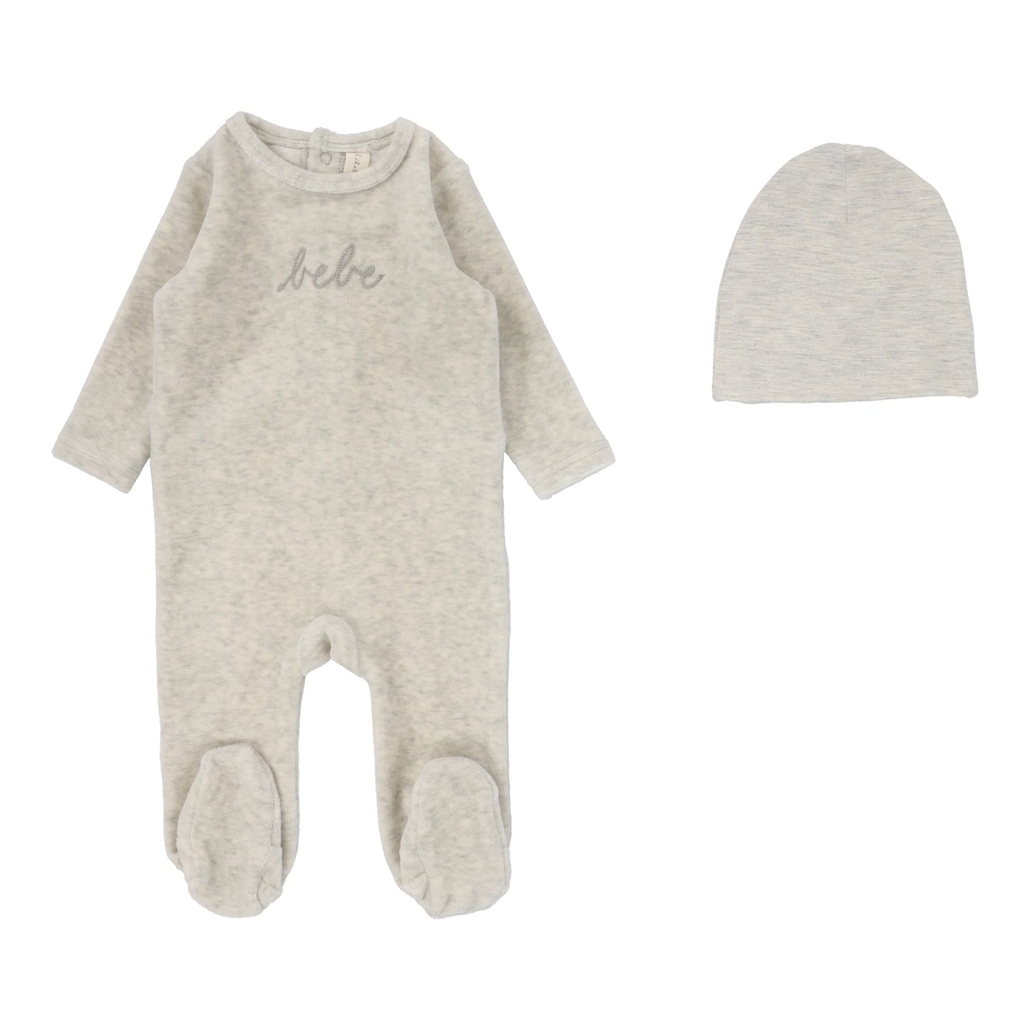 Lilette Velour Bebe Footie Set - VBFS