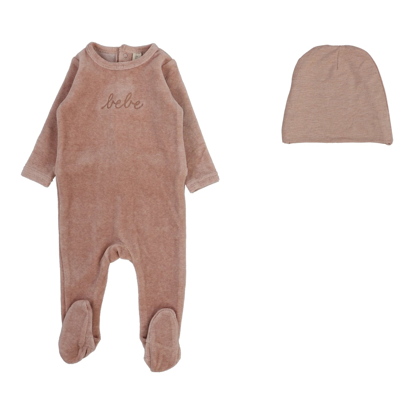 Lilette Velour Bebe Footie Set - VBFS
