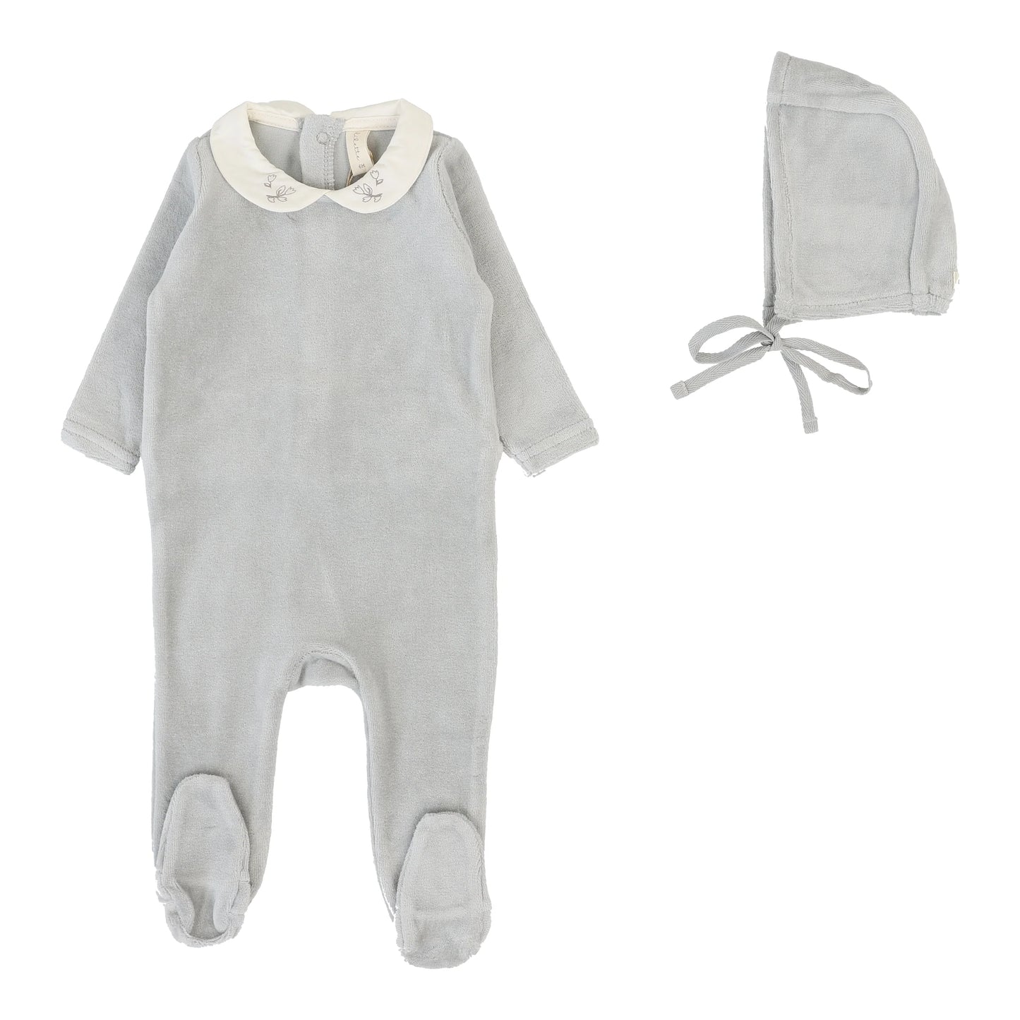 Lilette Velour Collar Footie Set - VCFS