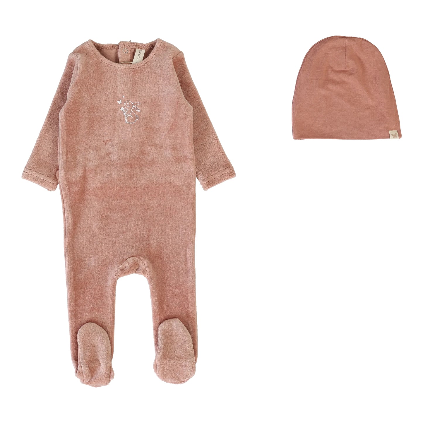 Lilette Velour Forest Graphic Footie Set - VFGFS