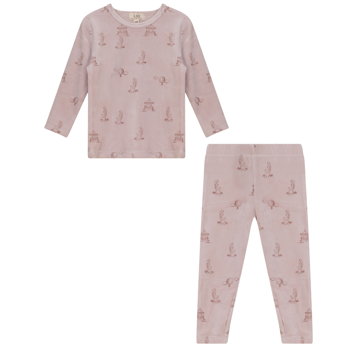 LUX Regular Girls All Over Print 2 Pc - WB6CY3038E