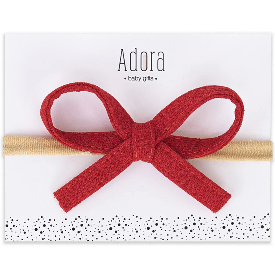 Adora Waffle Bow Headband - ABG_WBH004