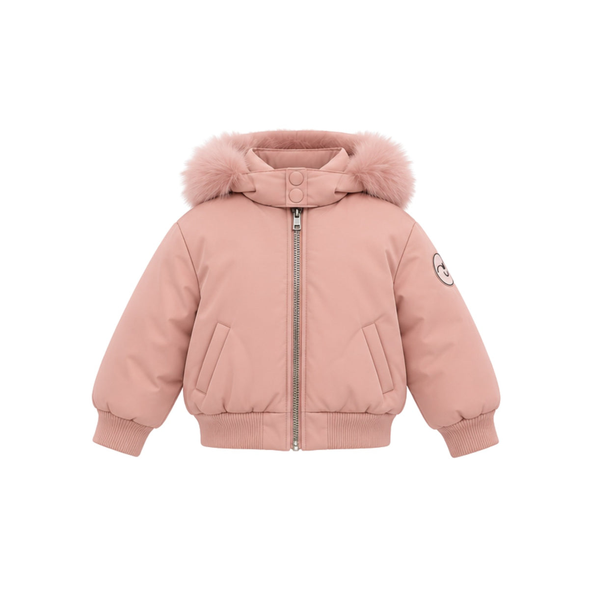 Nino Down Baby Coat With Fur On Hood - 626035