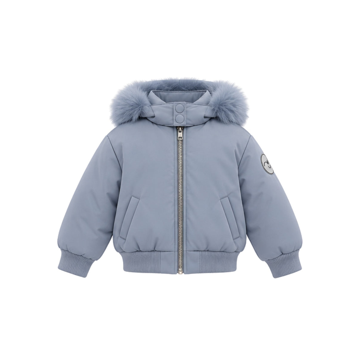 Nino Down Baby Coat With Fur On Hood - 626035
