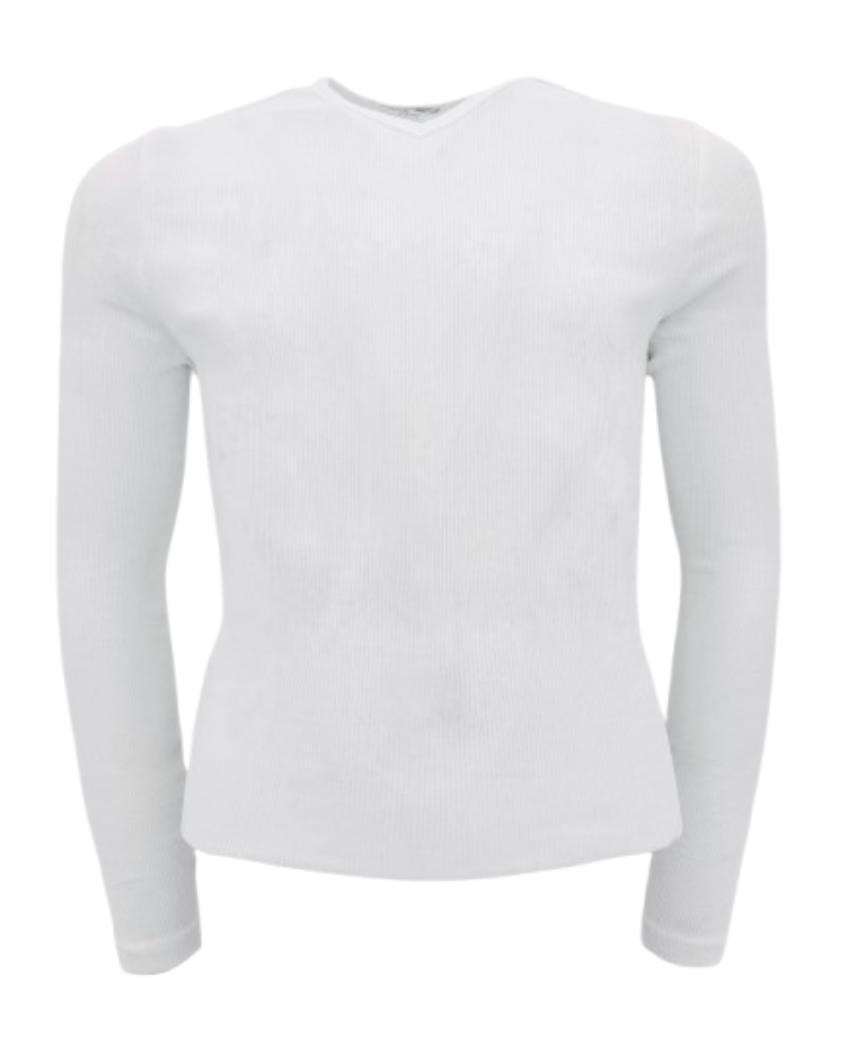 Mini Pops Ladies Ribbed V Neck - S101