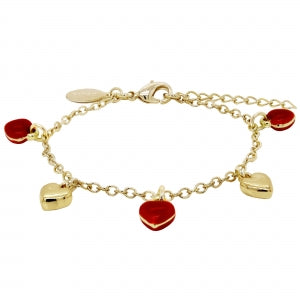 Delino Gold Plated Brass - Heart - B15966-B-GD