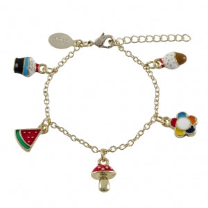 Delino Gold Plated Brass - Charms - B4228-B-GD