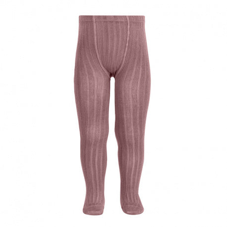 Condor Ribbed Cotton Tights 174 Iris - 32016/1