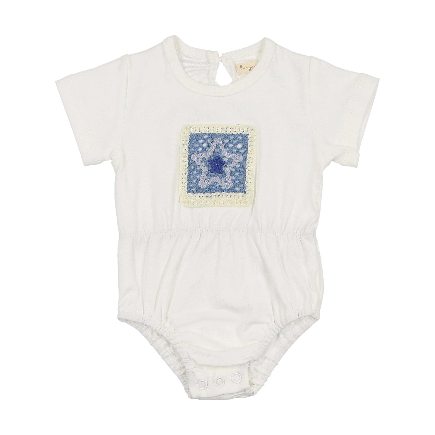 Bonjoy Crochet Square Romper