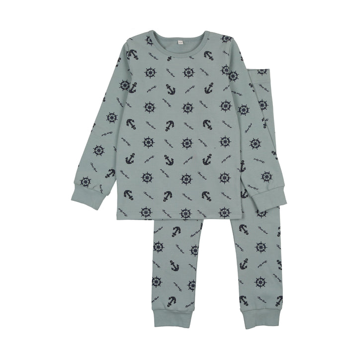 Bopop Anchor/Wheel Pajamas - V131