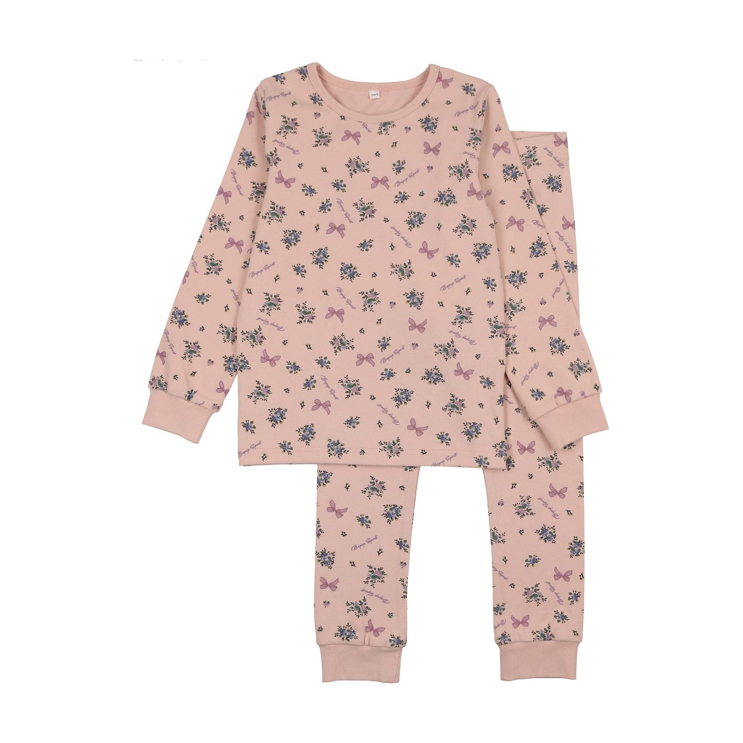 Bopop Bow/Floral Pajamas - V128