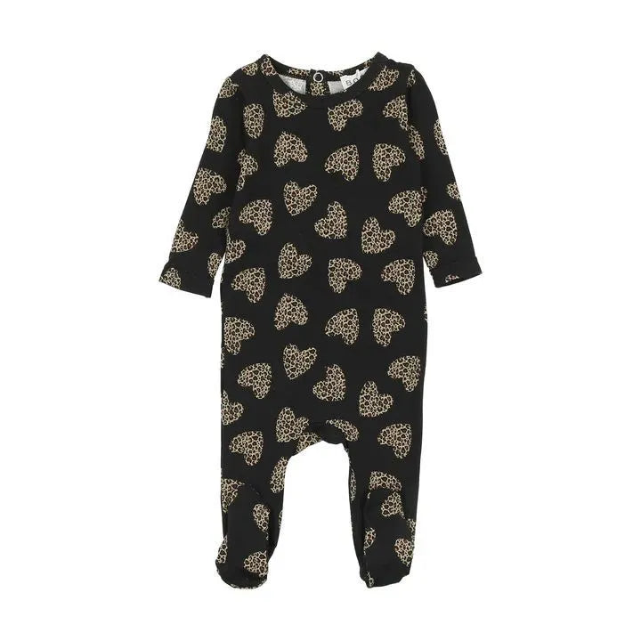Bopop Heart Print Pajamas - As113