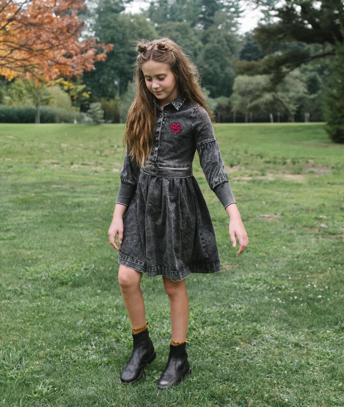 froo denim dress Froo Denim Mira Dress 4 / Denim