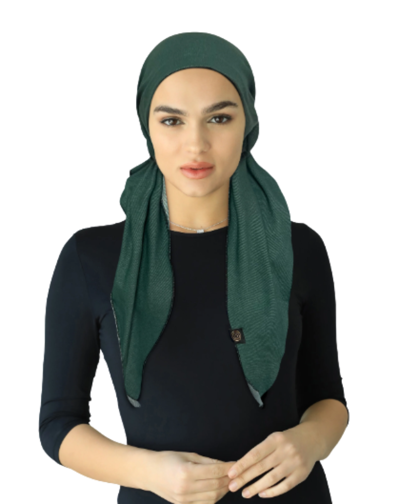 Cherie Denim Fabric Headscarves - HA-DENIM