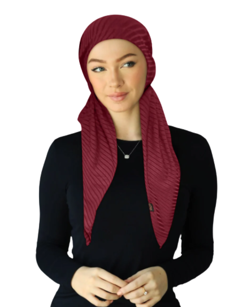 Cherie Ribbed Fabric Headscarves - HA-RIBBED