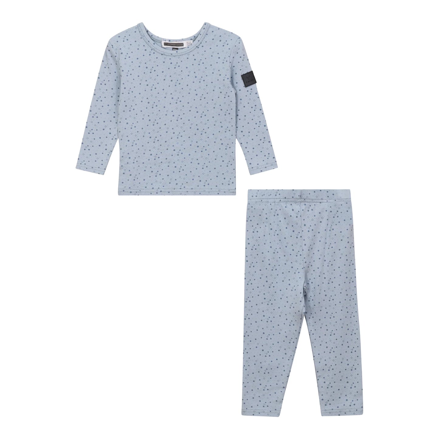 Whipped Cocoa Modal Jersey Top And Legging Set With Star Print