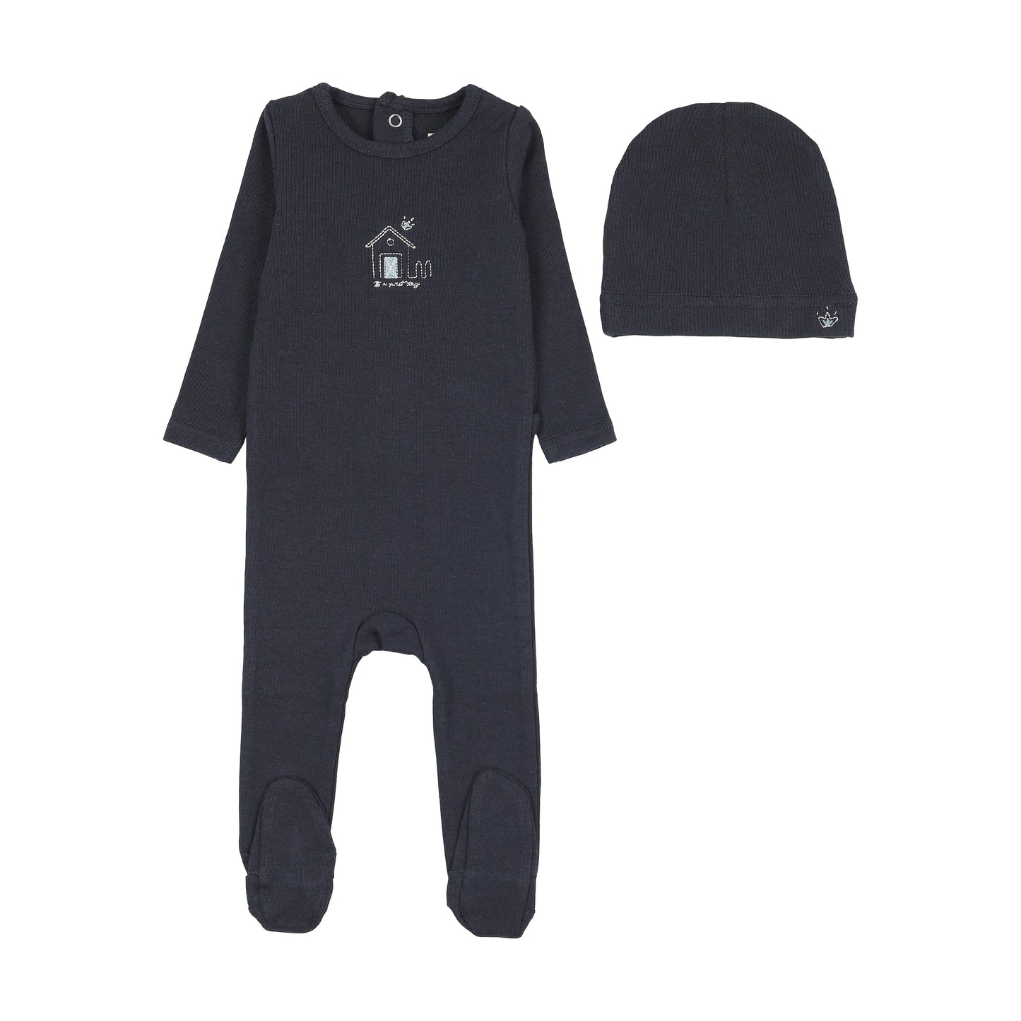 Analogie Swt Cmpgn Boys Embroidered Footie Set - AF26S319B