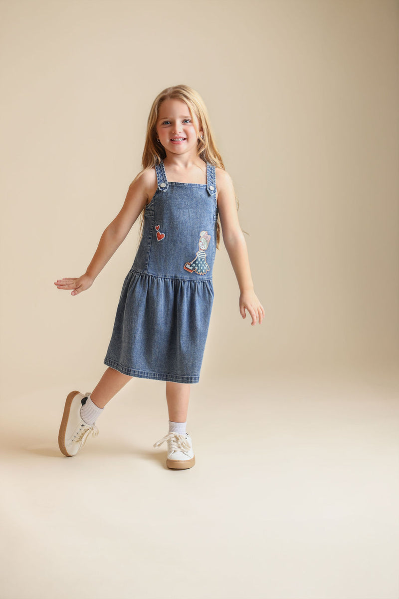 Phil and Phoebe Morgan Denim Doodle Dress - C-23878