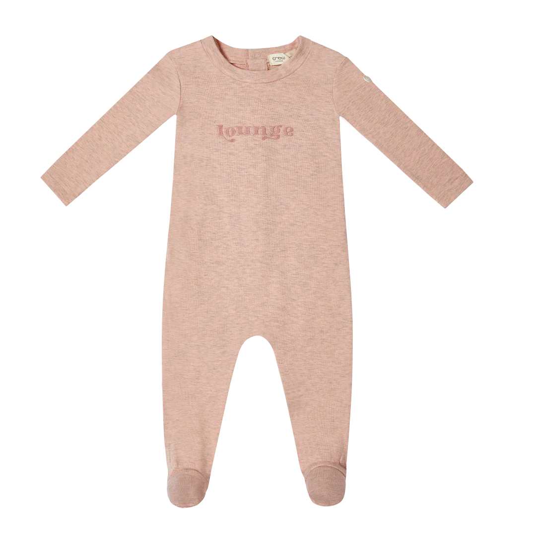 Crew Heathered Romper - SG2903