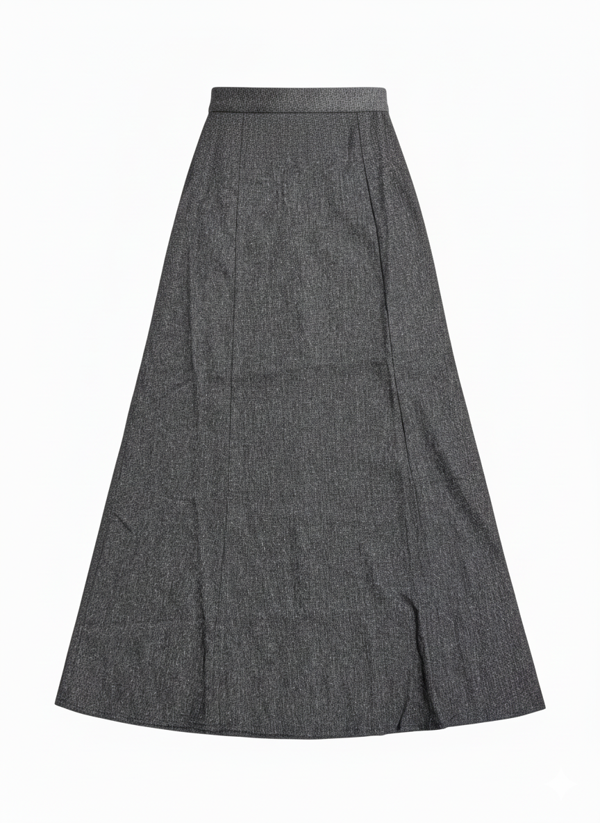 Yal Tweed Sidee Zip Skirt - SK4691