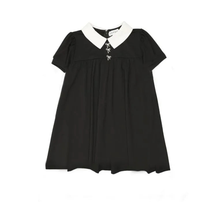 Bopop Diamond Bow Maxi With White Collar - TR226