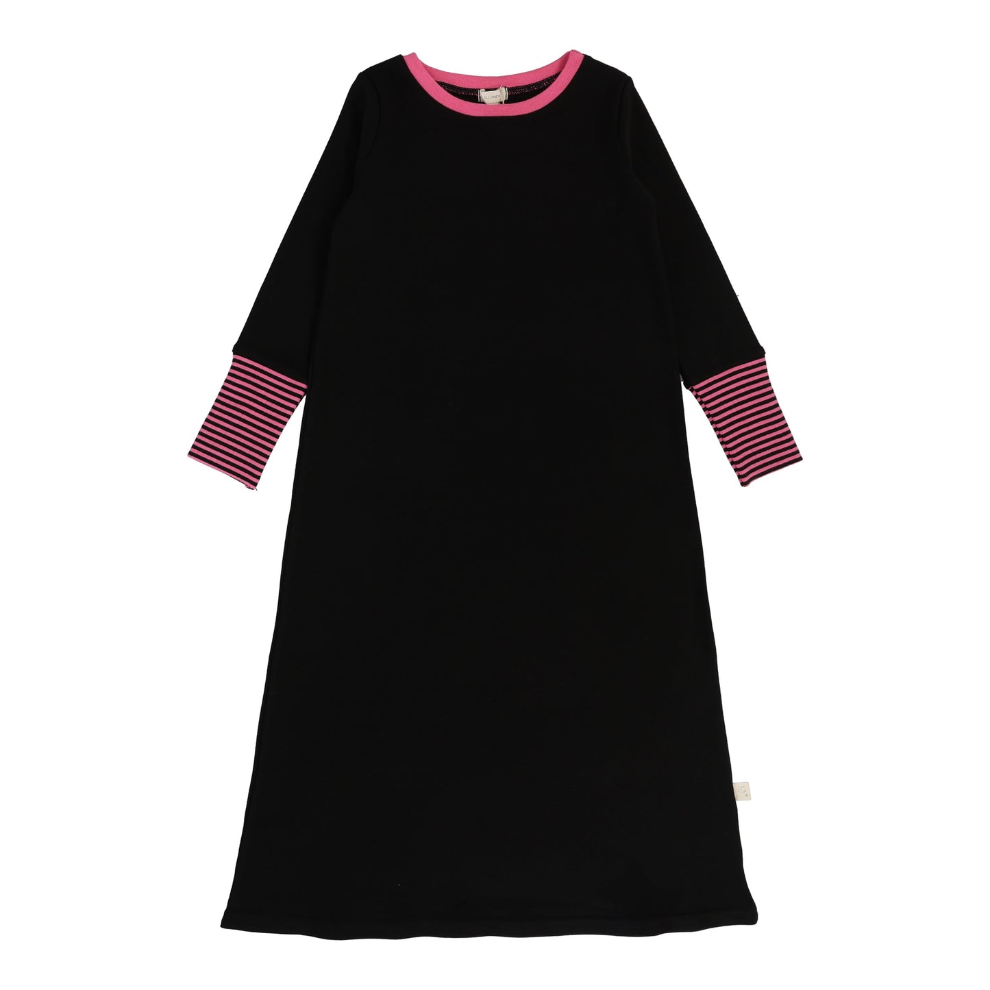 Lil Legs Striped Cuff Night Gown - LSANG