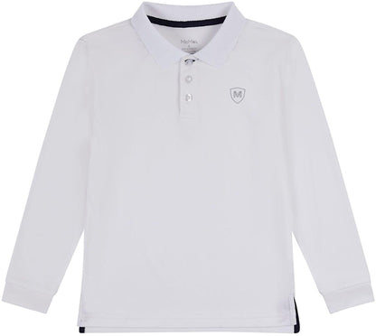 Memoi Boys Long Sleeve Polo Shirt - Mbp-001