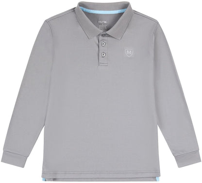 Memoi Boys Long Sleeve Polo Shirt - Mbp-001