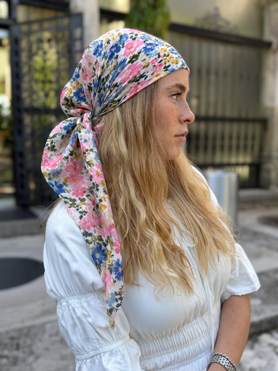 The Scarf Bar Petite Fleur Headscarf - TSB-11-AW26