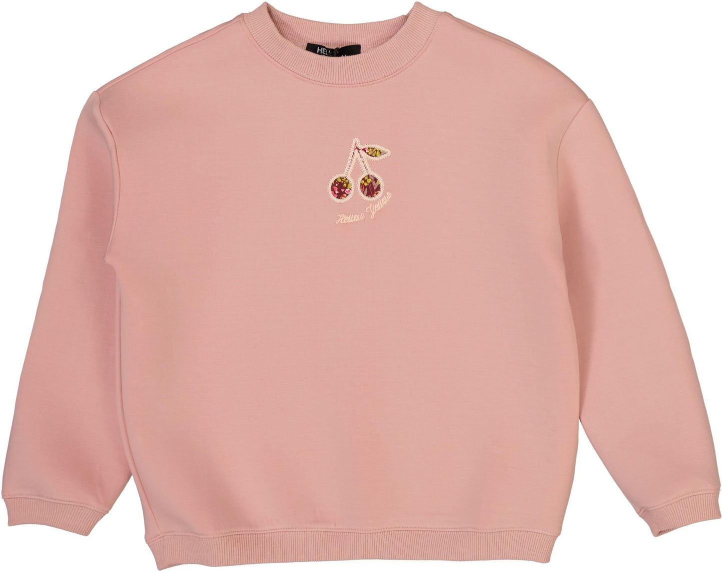 Hello Yellow Cherry Detailed Sweatshirt - C-29030