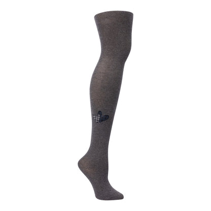 Zubii Checkered Heart Tights - 1344