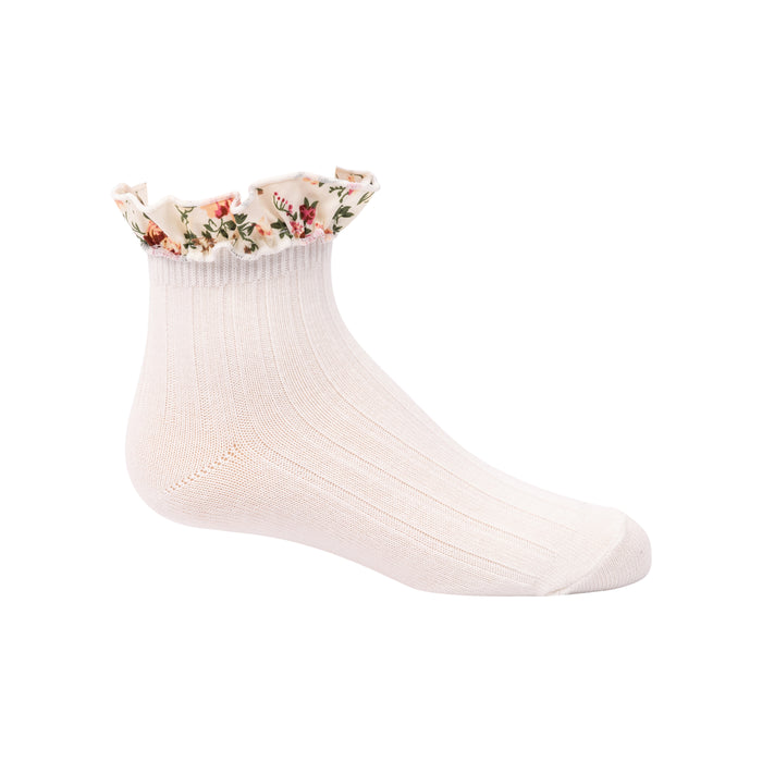 Zubii Floral Ruffle Ankle - 1406