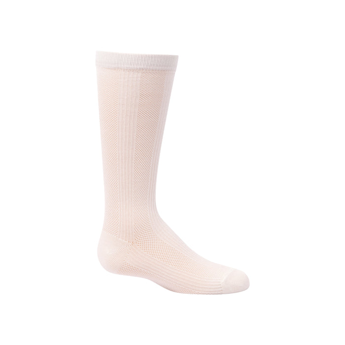 Zubii Fishnet Stripe Modal Knee - 1442