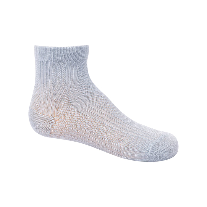 Zubii Fishnet Stripe Modal Ankle - 1443