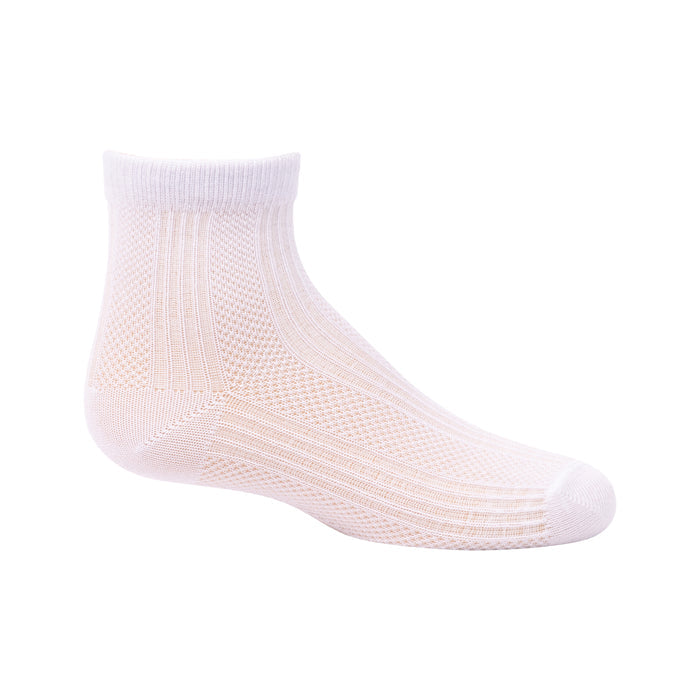Zubii Fishnet Stripe Modal Ankle - 1443