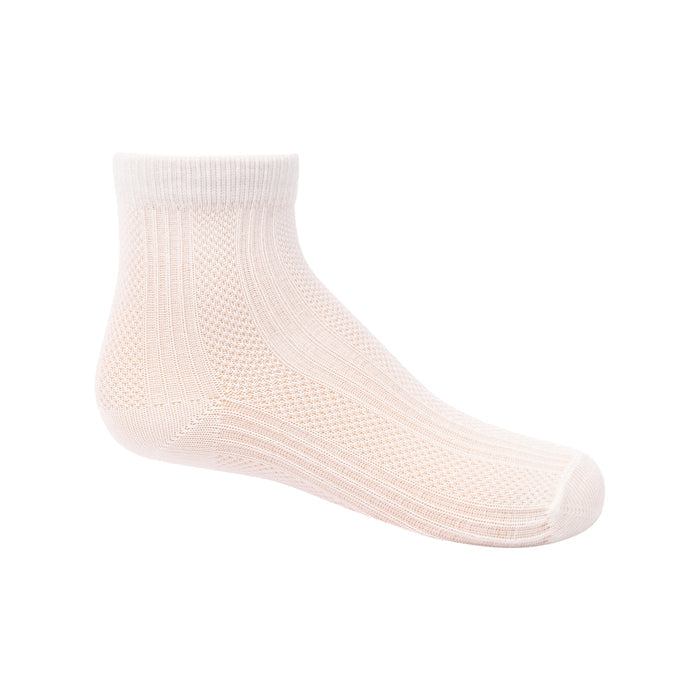 Zubii Fishnet Stripe Modal Ankle - 1443