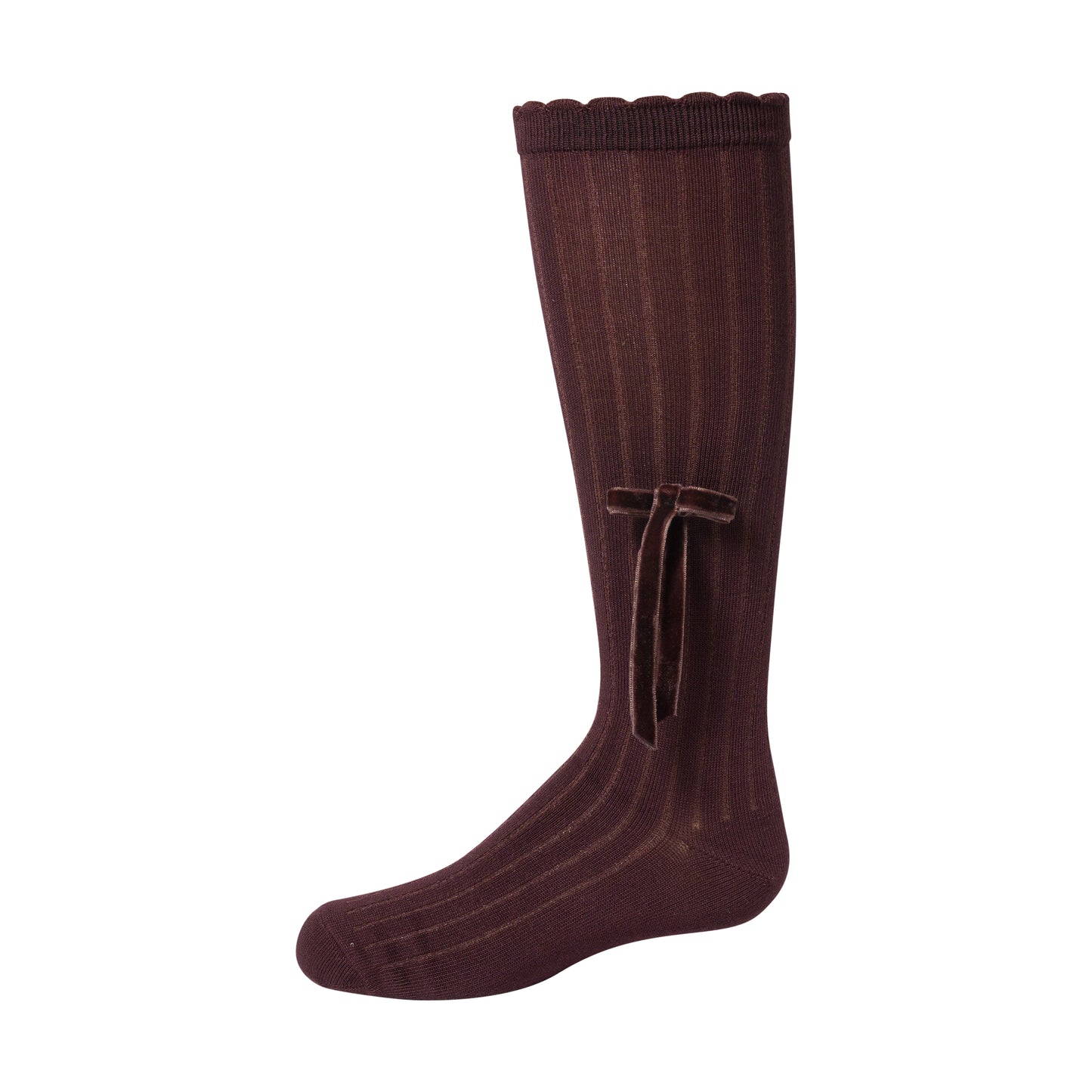Zubii Classic Velvet Bow Knee - 1502