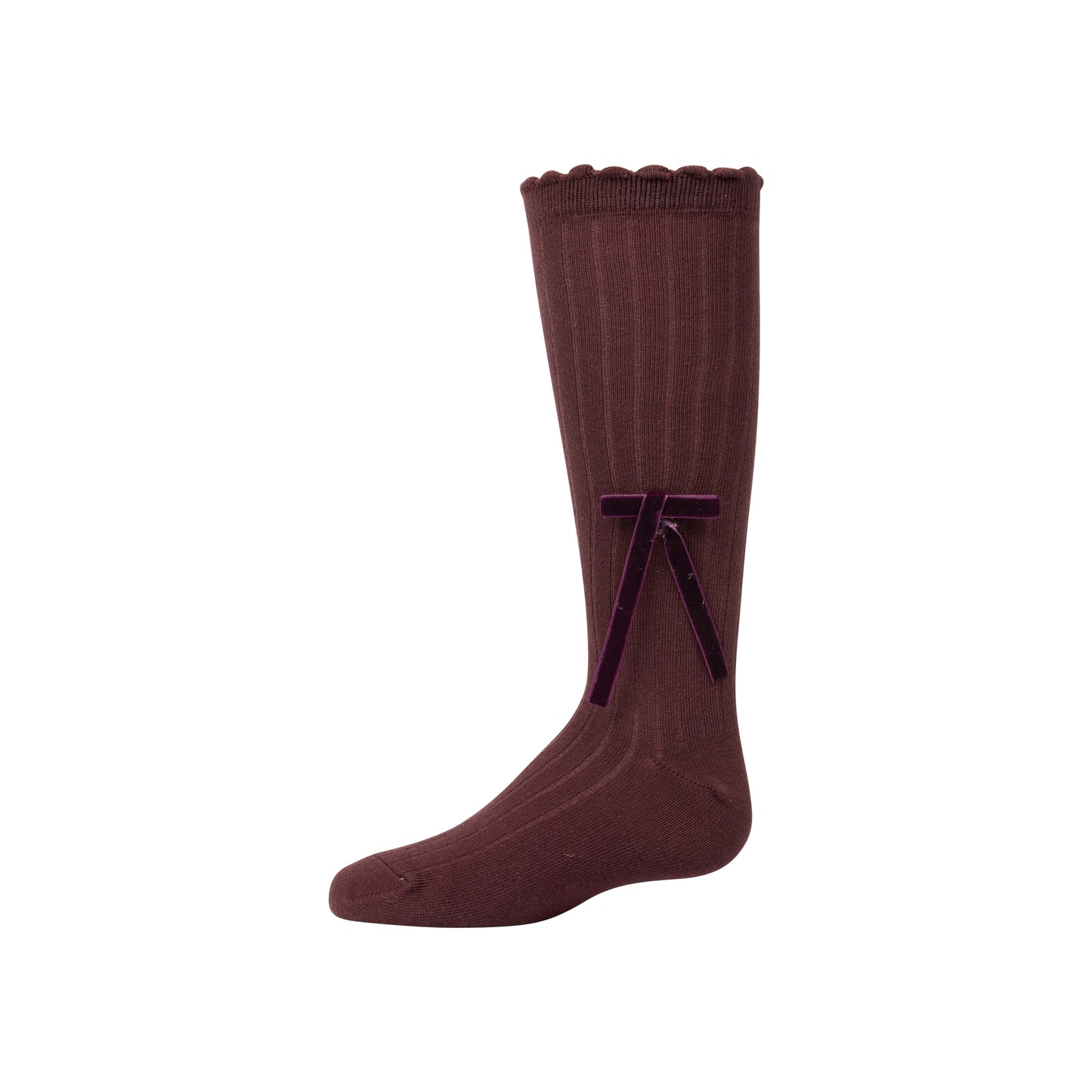 Zubii Classic Velvet Bow Knee - 1502