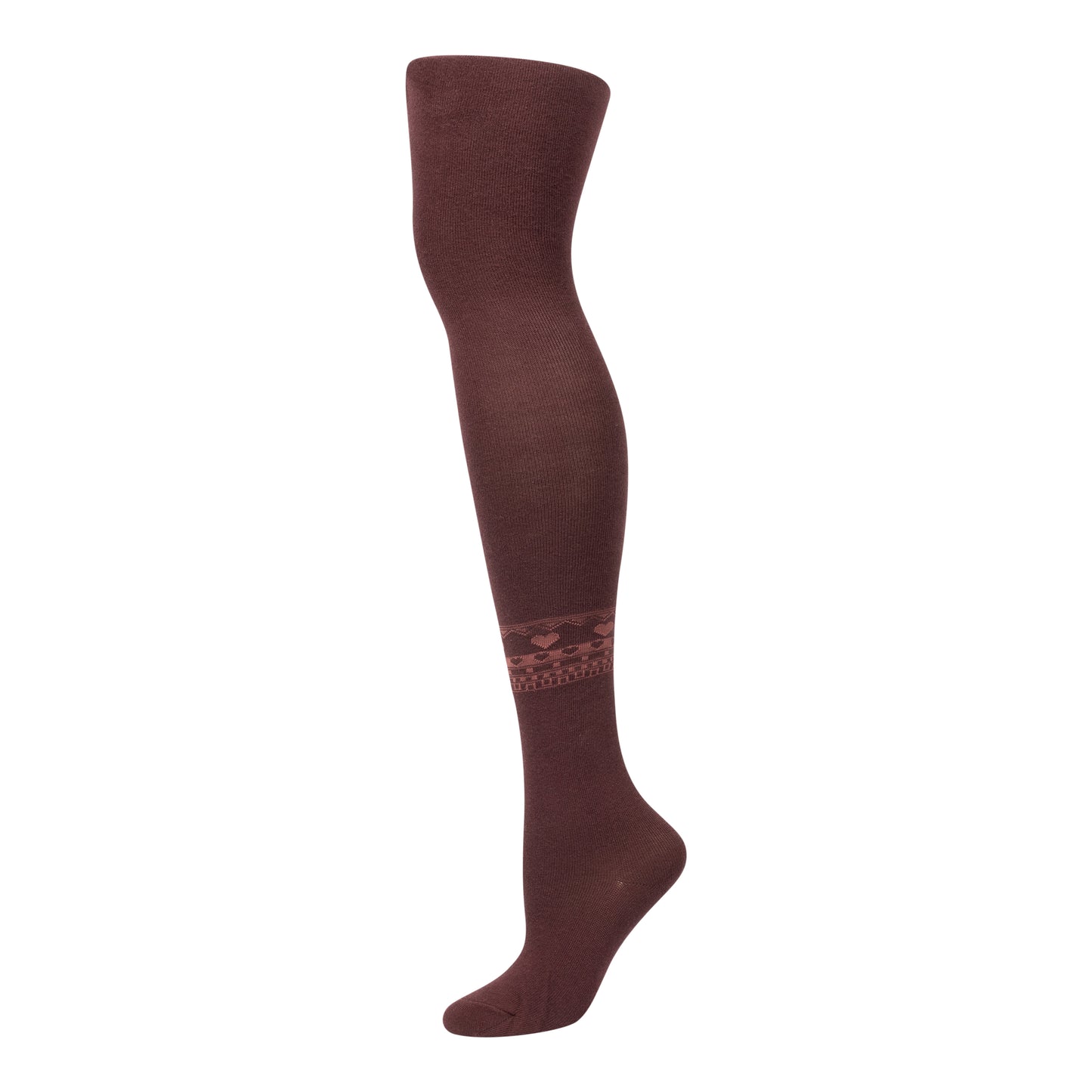 Zubii Vintage Heart Trim Tights - 1514