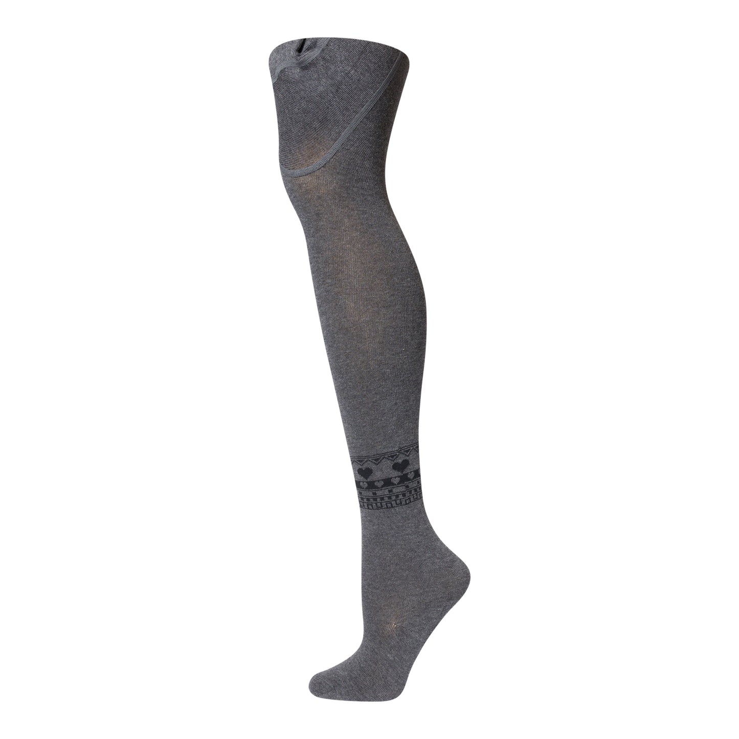 Zubii Vintage Heart Trim Tights - 1514