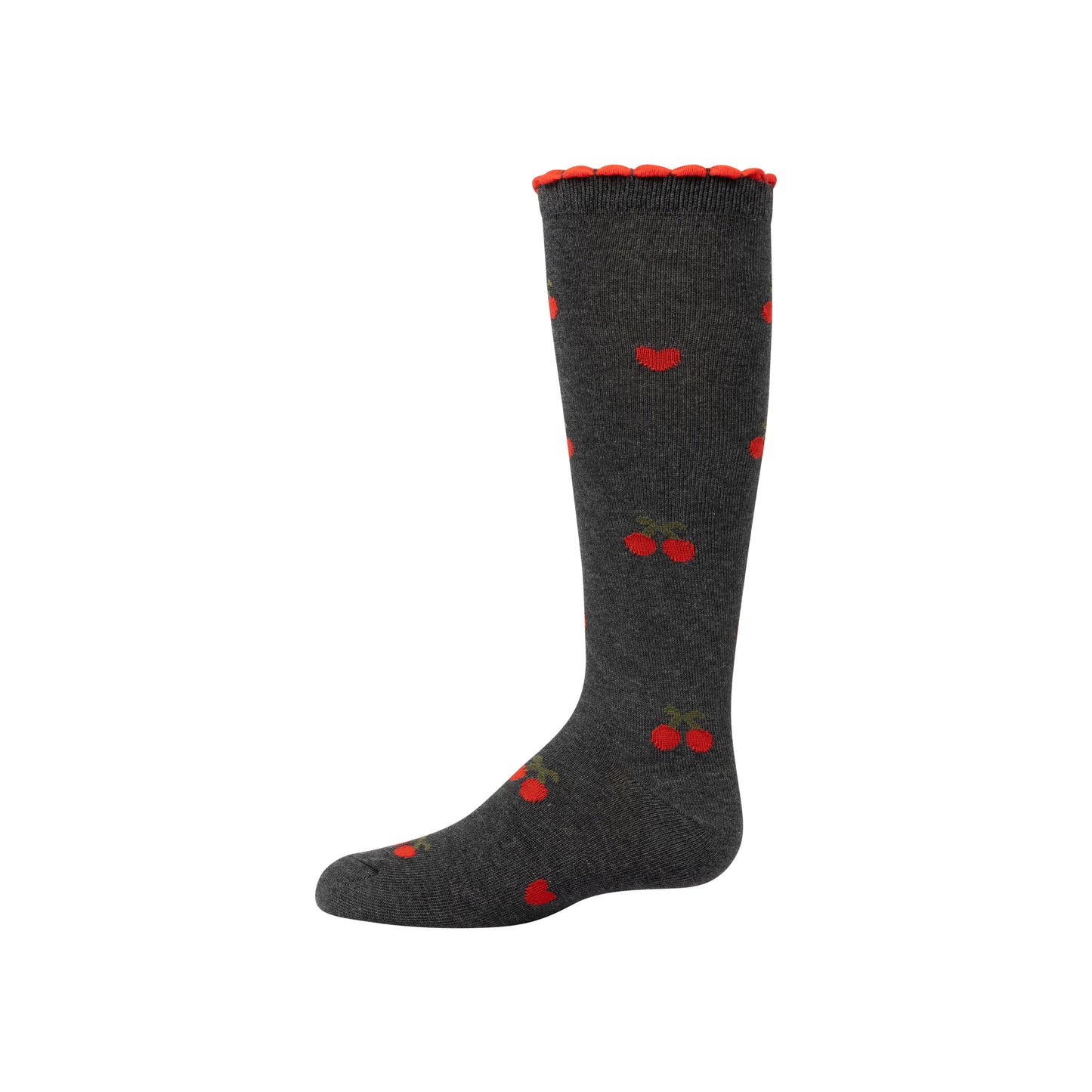Zubii Cherry Heart  Print Knee - 1528