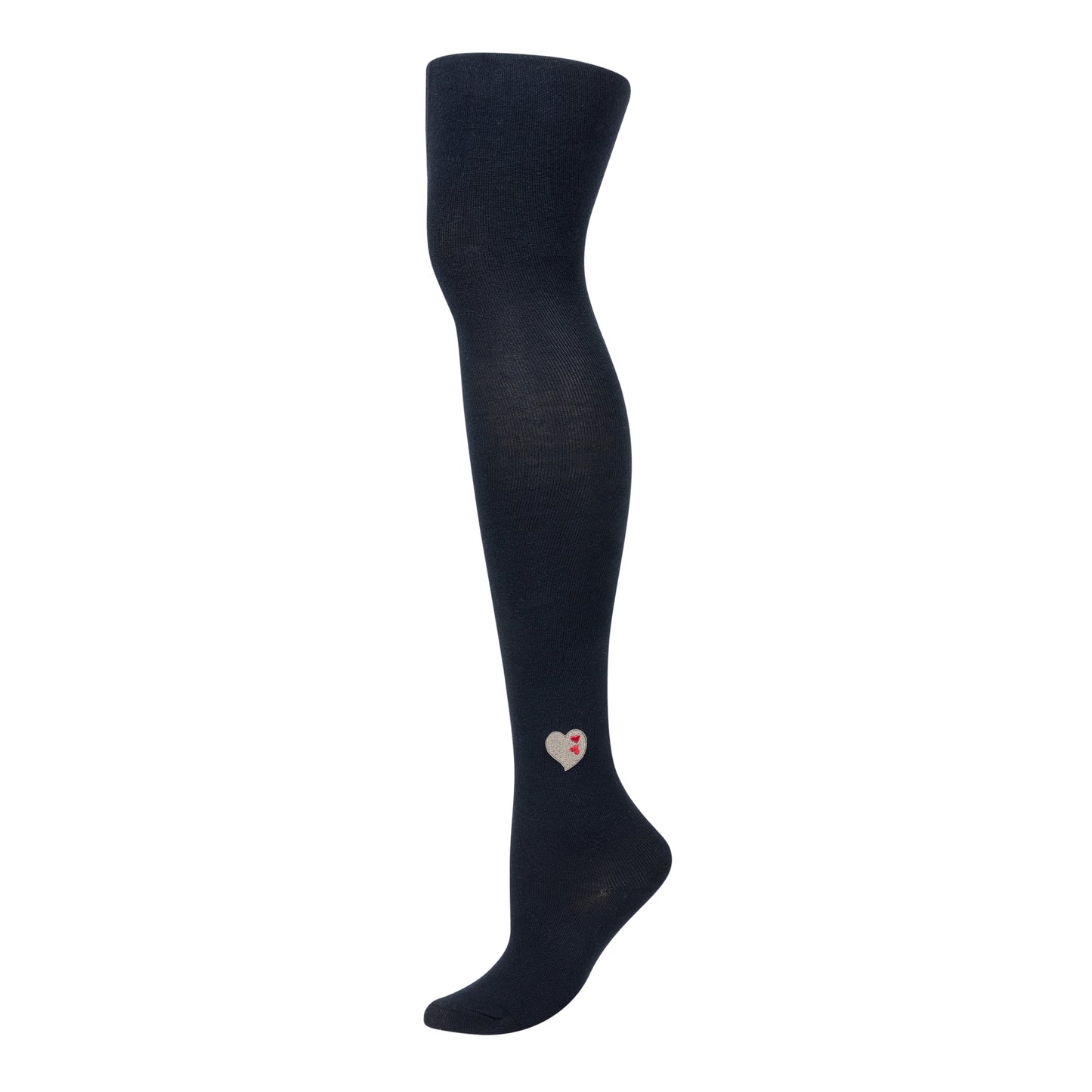 Zubii Embroidered Double Heart Tights - 1534