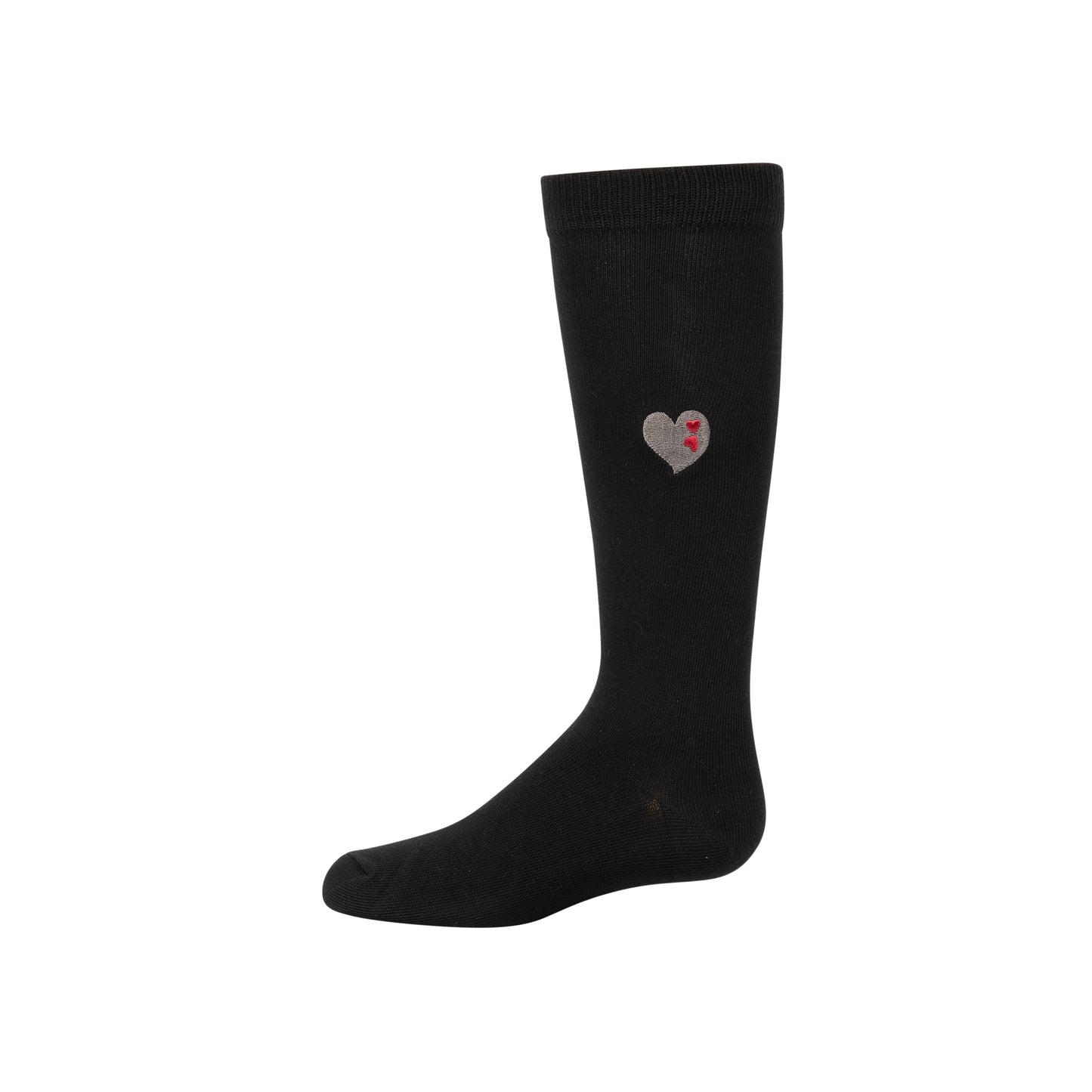 Zubii Embroidered Double Heart Knee - 1535