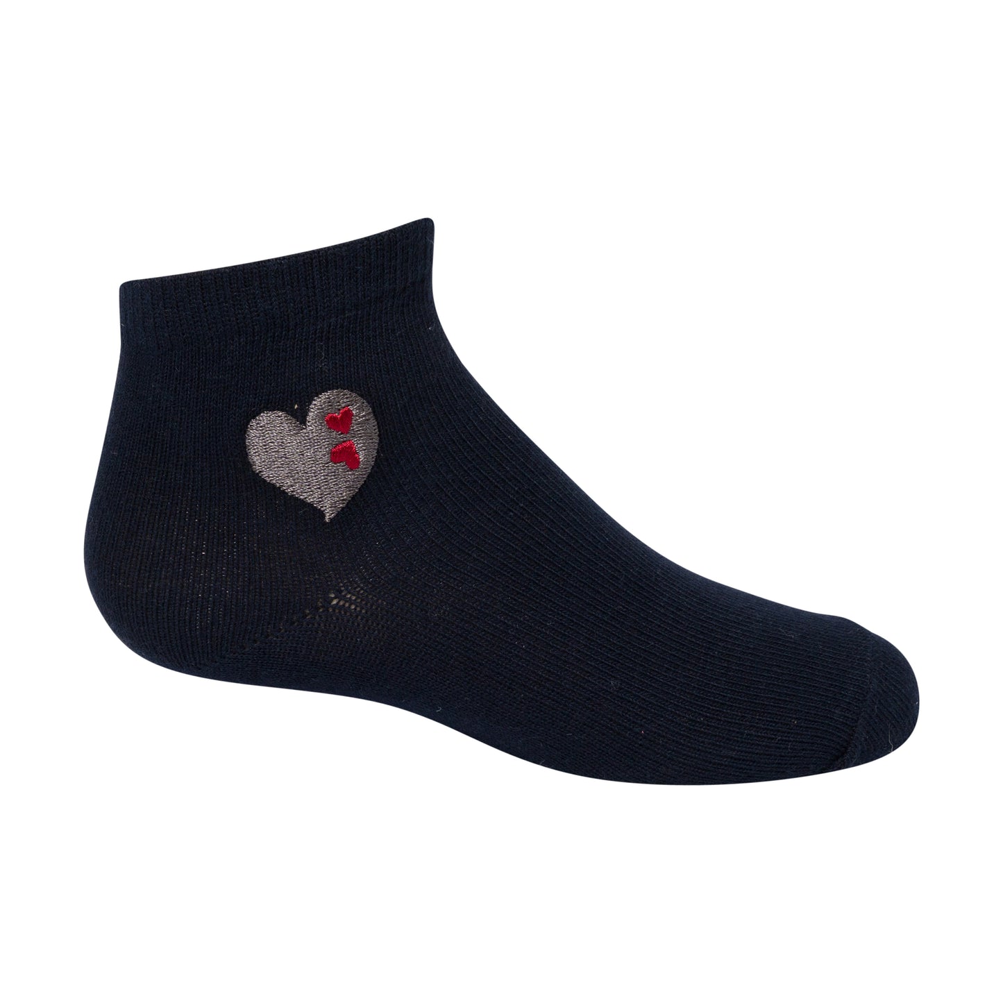 Zubii Embroidered Double Heart Ankle - 1536