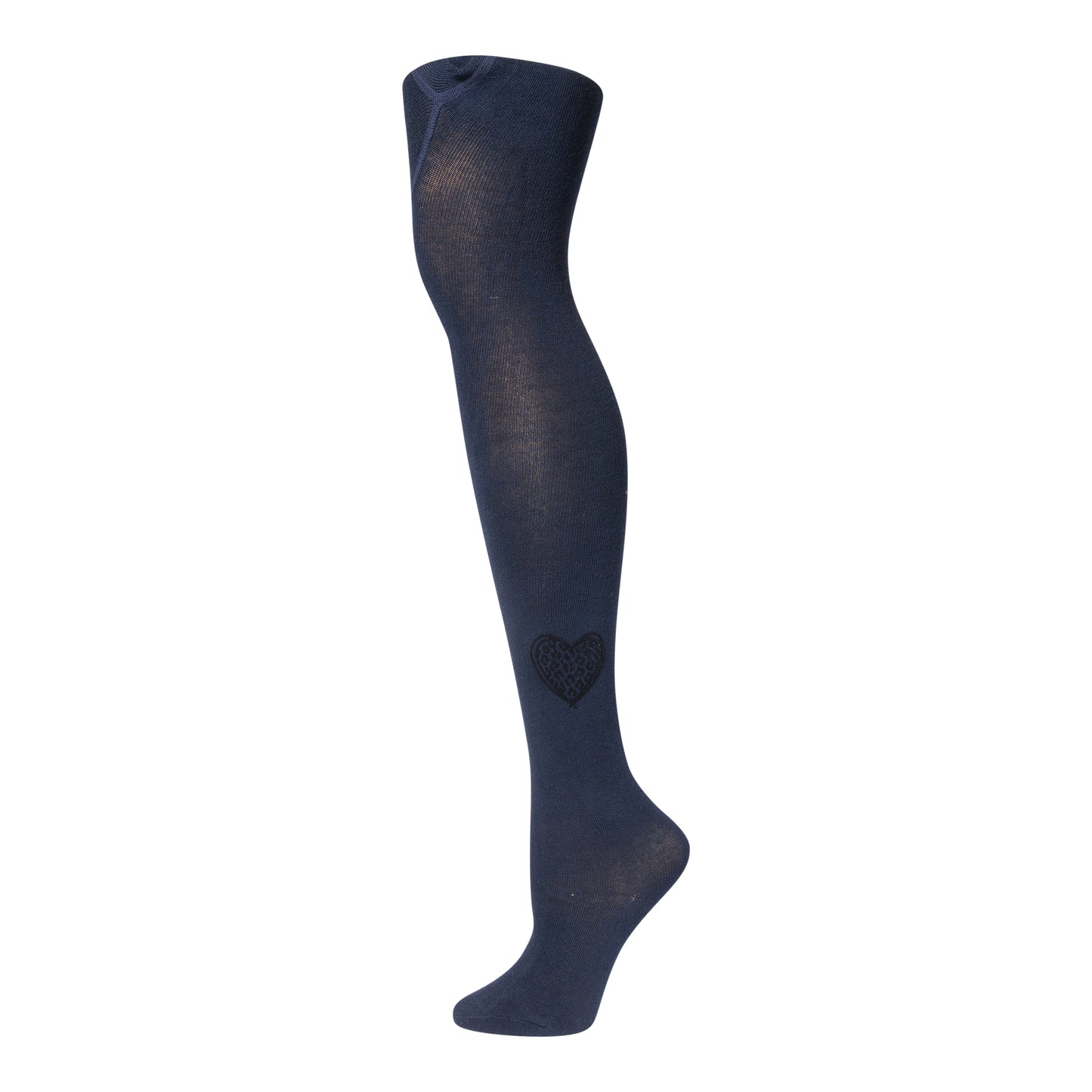 Zubii Velvet Leopard Heart Tights - 1554