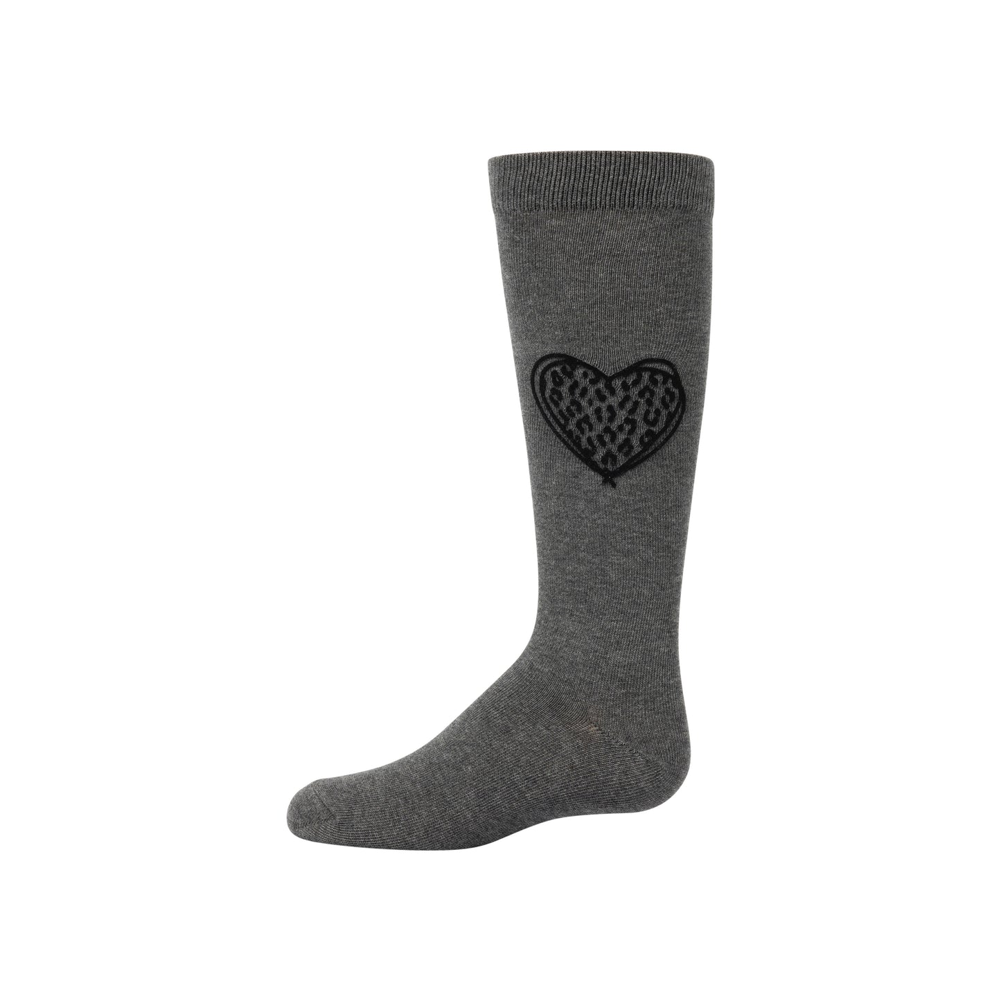 Zubii Velvet Leopard Heart Knee - 1555