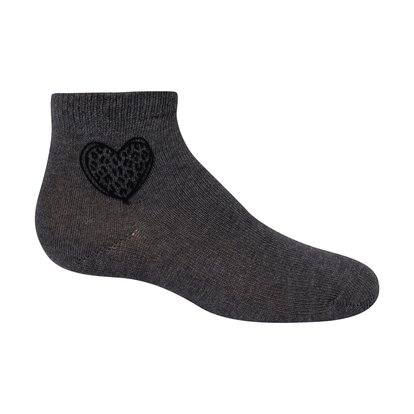 Zubii Velvet Leopard Heart Ankle - 1556