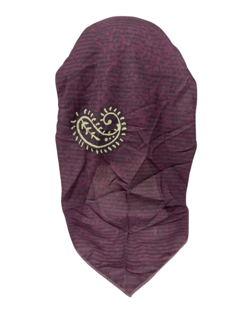 Lizi Israeli Bandana Wine Paisley - IB-BX-26613