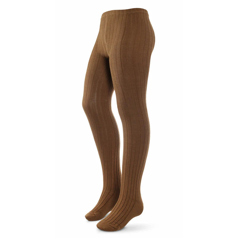 Zubii Ribbed Cotton Tights - 170